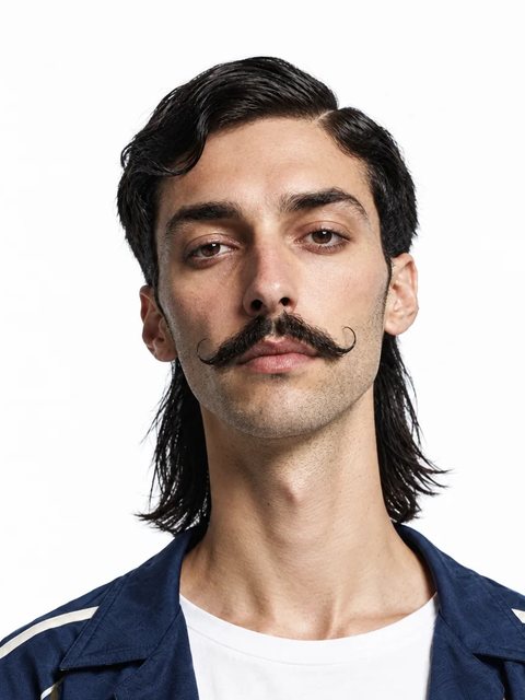 Valdir Bigode, personagem de IA da galeria do Higgsfield