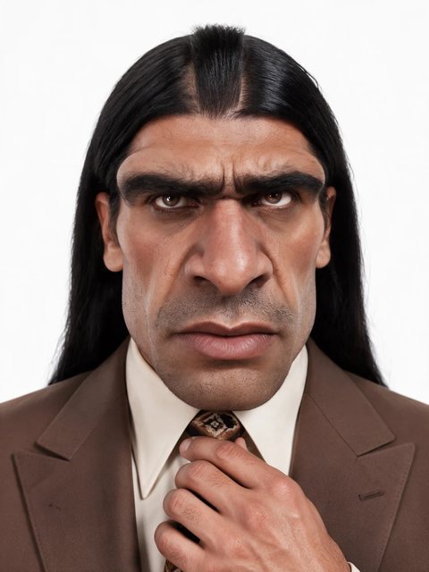 Bruto Brilhantina, personagem de IA da galeria do Higgsfield