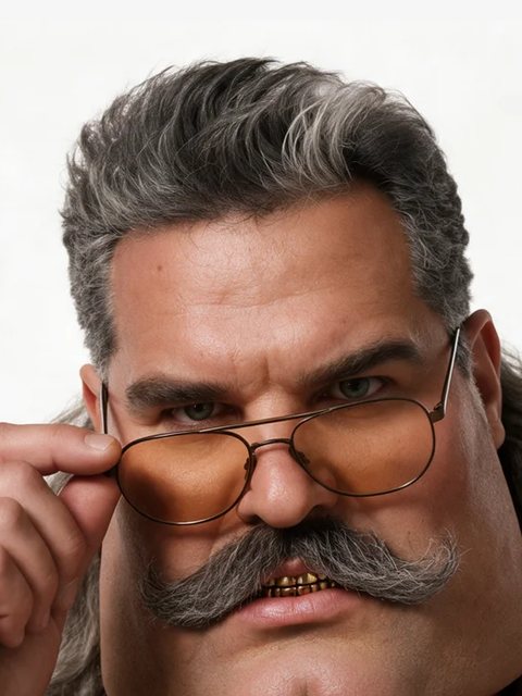 Xerife Pança, personagem de IA da galeria do Higgsfield