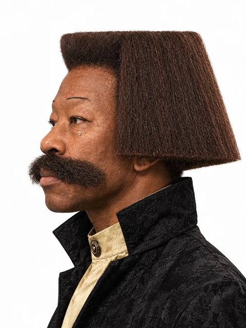 Caixote Bigode, personagem de IA da galeria do Higgsfield